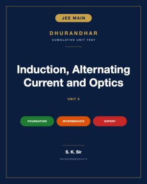 Induction, Alternating Current and Optics — Dhurandhar JEE Main Physics unit 5
