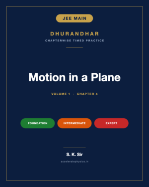 Motion in a Plane — Dhurandhar JEE Main Physics, Volume 1