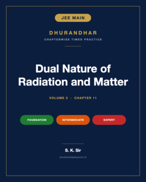 Dual Nature of Radiation and Matter — Dhurandhar JEE Main Physics, Volume 2