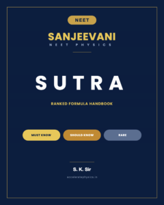 Sanjeevani Sutra NEET formula handbook